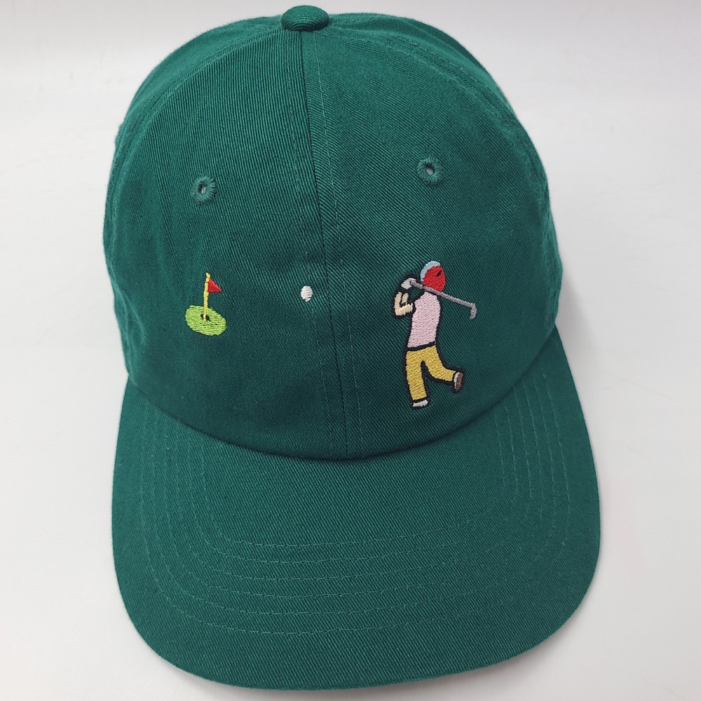 Dad Brand Apparel Hat Strapback Green Golf Casual Outdoors Cotton Dad Hat Men